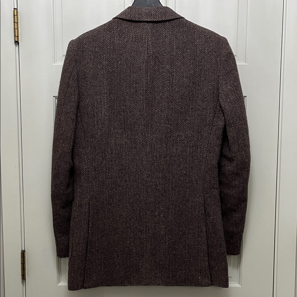 Vintage Dayton's Daniel Hechter Brown Wool Herringbone Blazer - Size Large - Picture 9 of 16
